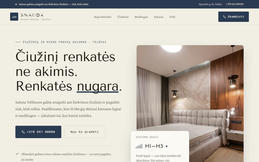 Snauda — Karylo sukurta svetainė