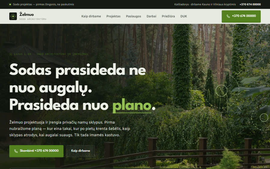 Želmuo — Karylo sukurta svetainė